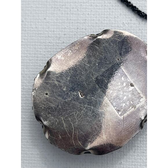 Druzy Amethyst Necklace - Sterling Silver - Picture 6 of 6